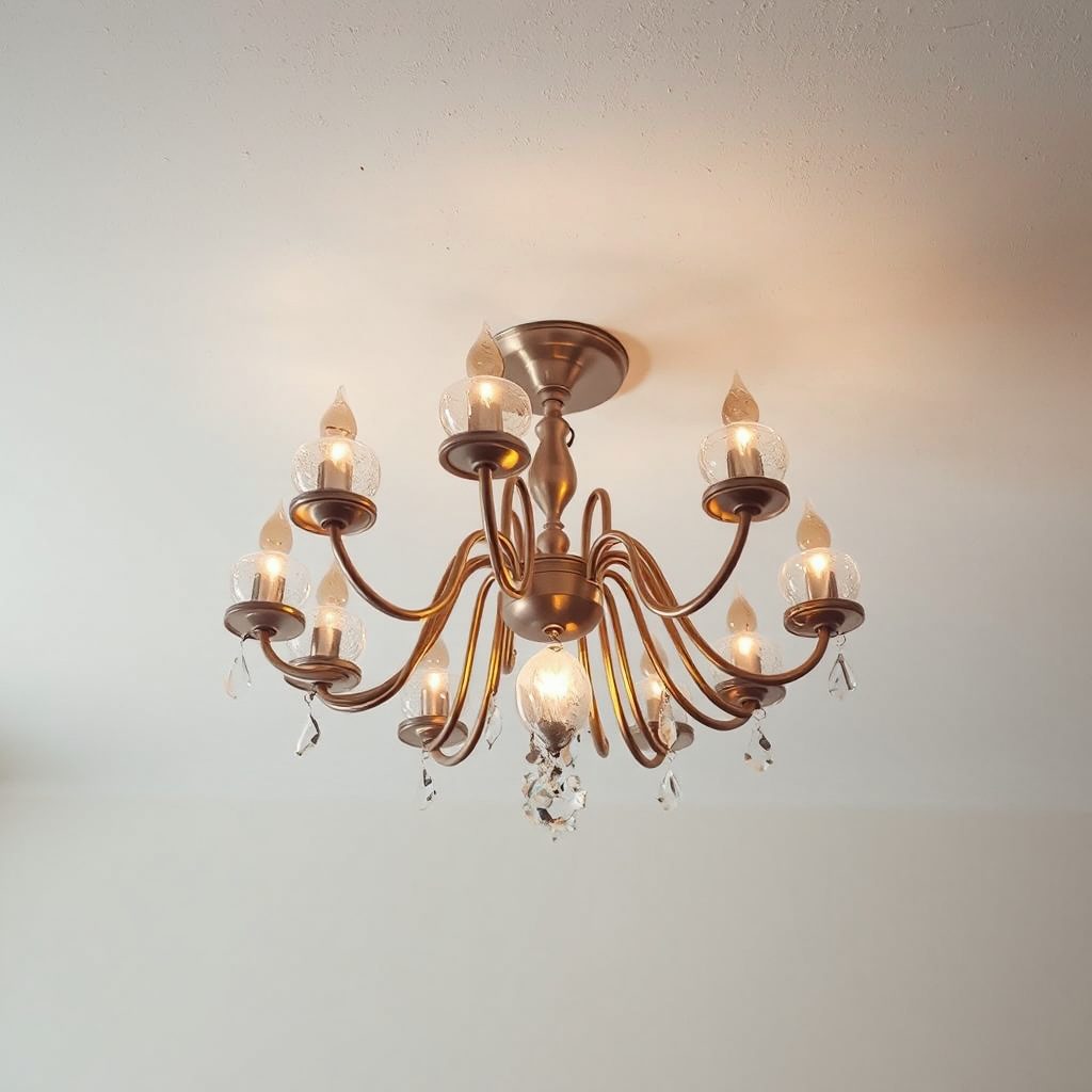 Pose de lustre