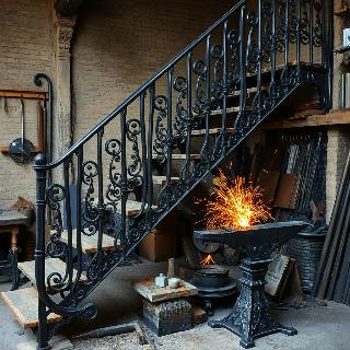 Rampe d'escalier