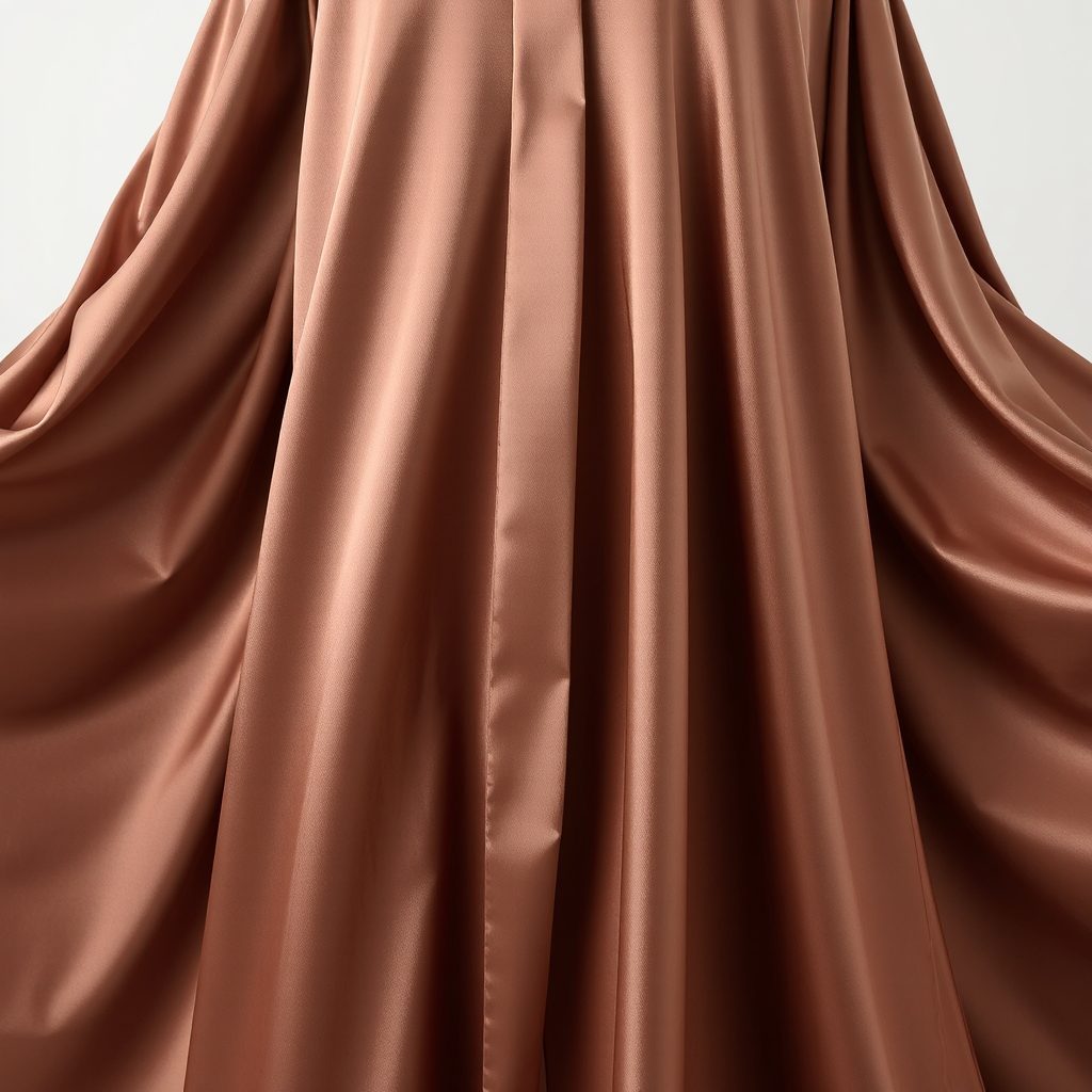 Robe longue satin