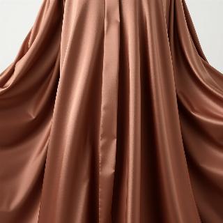 Robe longue satin
