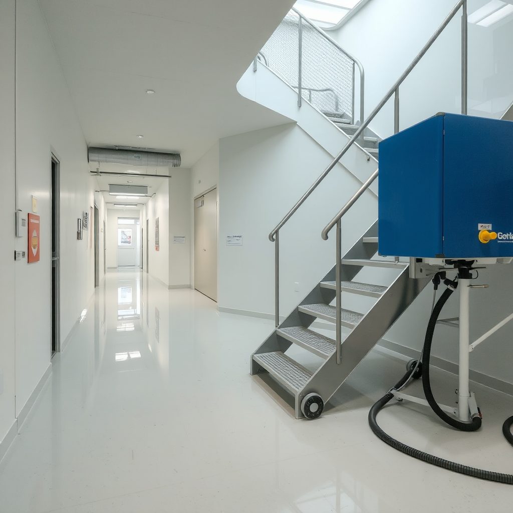 Nettoyage de cage d'escalier