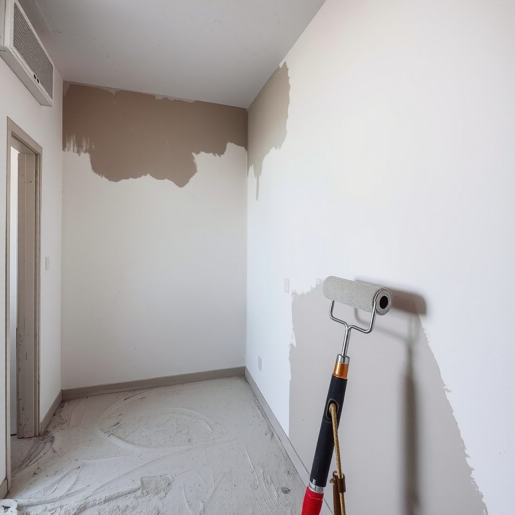 Ragréage de mur