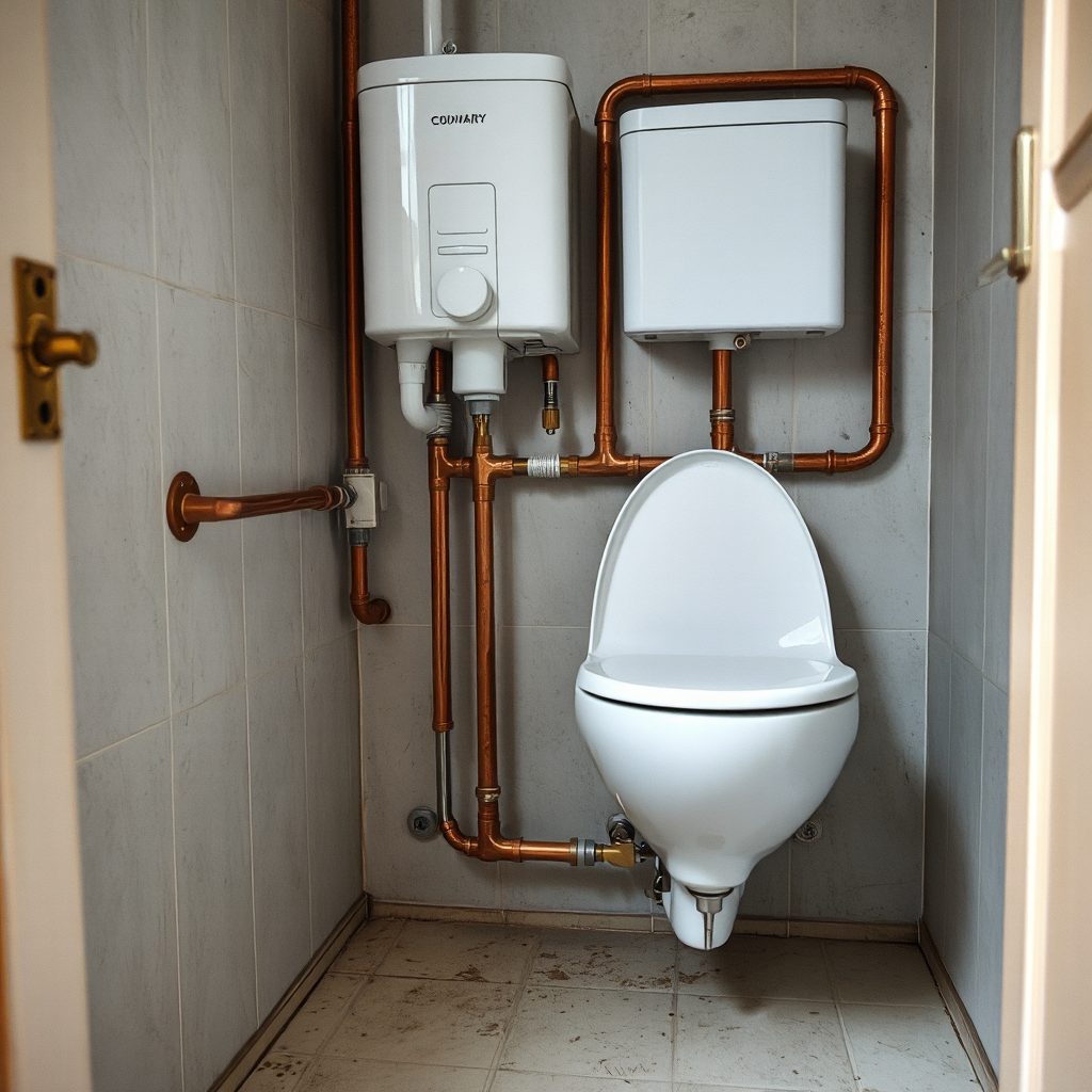 Pose de WC complet